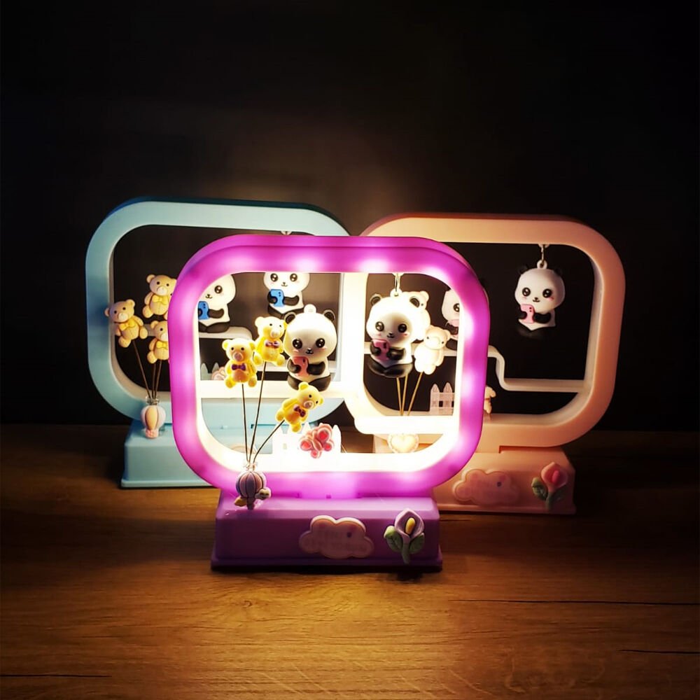 MÜZİKLİ DEKORATİF IŞIKLI SEVİMLİ PANDA