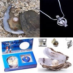 İNCİ KOLYE İSTİRİDYE İÇİNDE